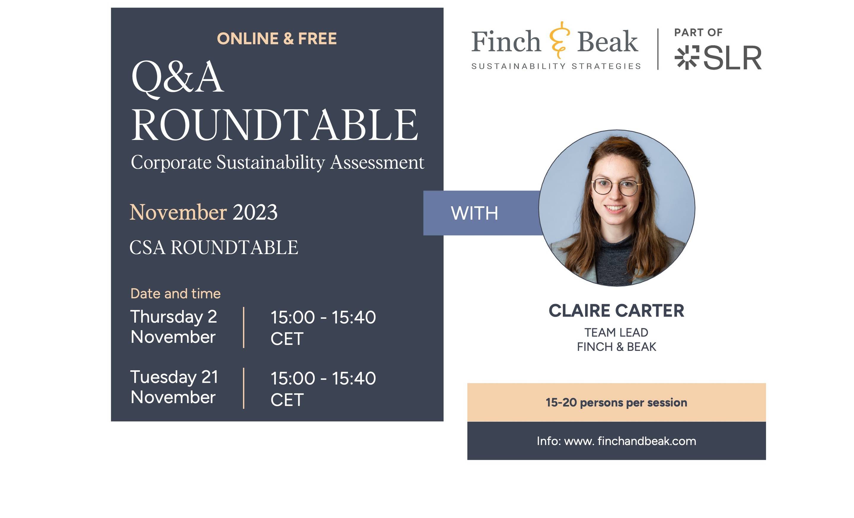 Join our CSA Roundtable!